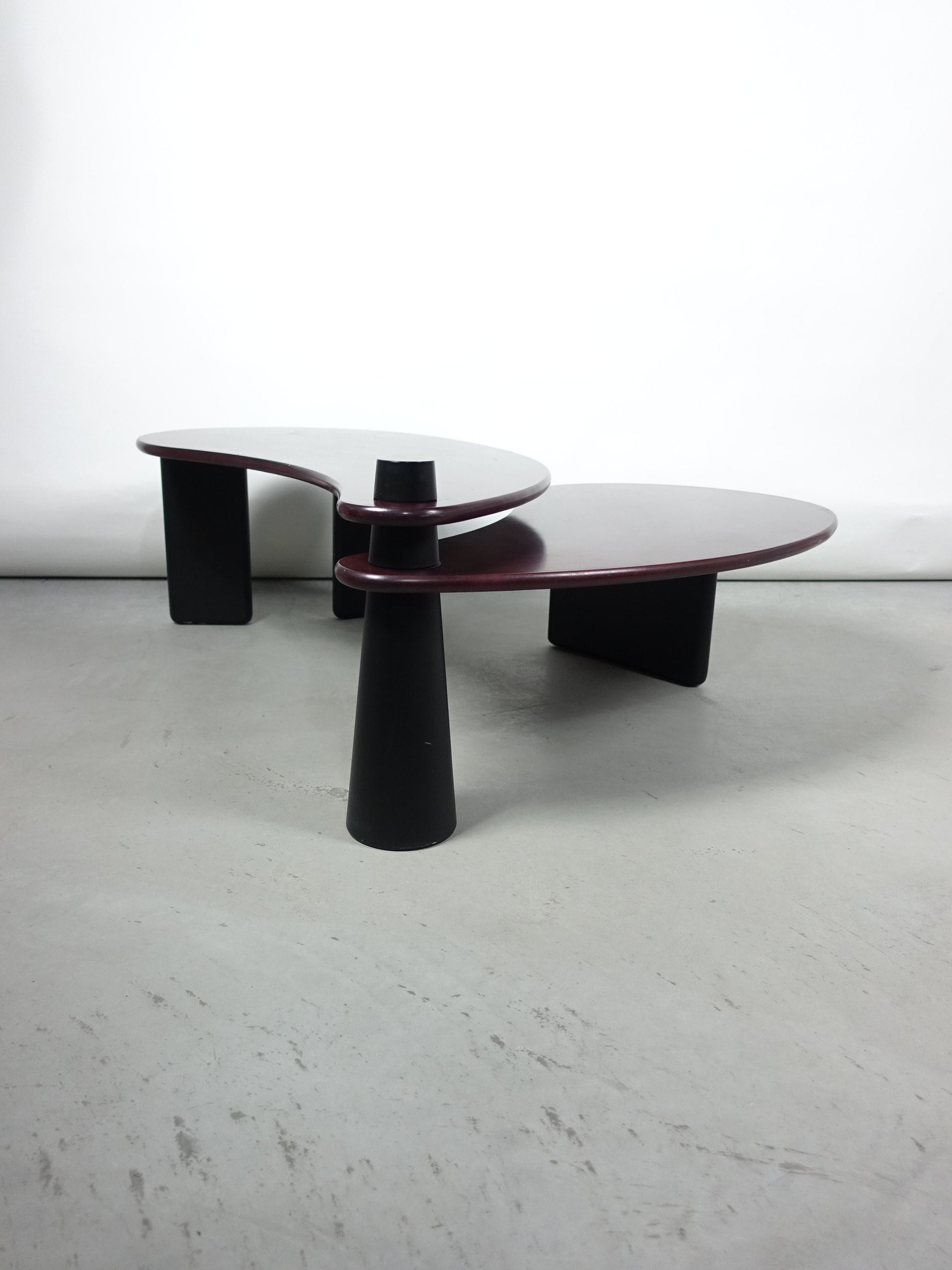 センターテーブル・ローテーブル 90's Vintage Bean Table Vintage Kidney Bean Swivel Coffee Table | ally.